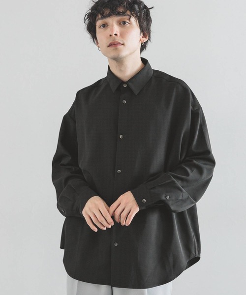 RAGEBLUE(レイジブルー)の「【LUXURY+EASY】CLEAN LOOSE SHIRTS/オーバーサイズ/ラグイージークリーンシャツ(シャツ/ブラウス・メンズ・ホワイト/ブラック/パープル/グレー系その他/グリーン系その他・SMALL/MEDIUM/LARGE)」の2枚目の写真