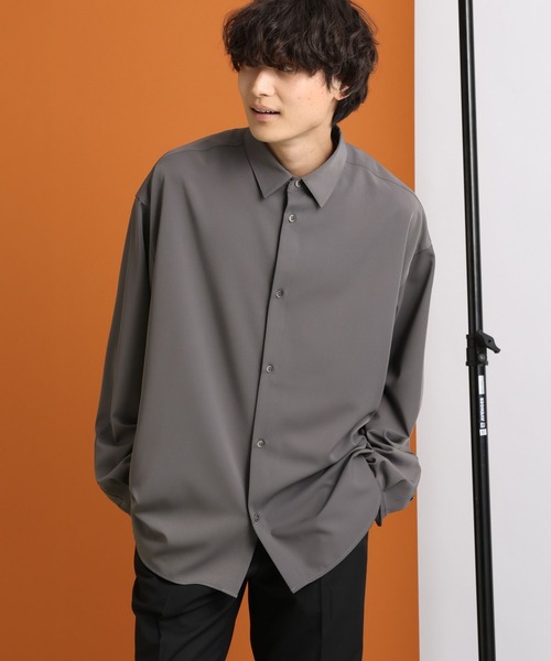 RAGEBLUE(レイジブルー)の「【LUXURY+EASY】CLEAN LOOSE SHIRTS/オーバーサイズ/ラグイージークリーンシャツ(シャツ/ブラウス・メンズ・ホワイト/ブラック/パープル/グレー系その他/グリーン系その他・SMALL/MEDIUM/LARGE)」の11枚目の写真