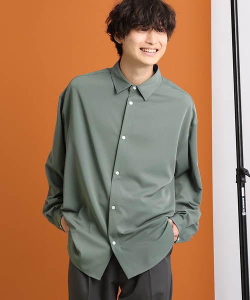 RAGEBLUE(レイジブルー)の「【LUXURY+EASY】CLEAN LOOSE SHIRTS/オーバーサイズ/ラグイージークリーンシャツ(シャツ/ブラウス・メンズ・ホワイト/ブラック/パープル/グレー系その他/グリーン系その他・SMALL/MEDIUM/LARGE)」の15枚目の写真