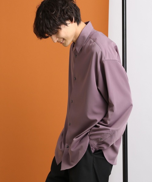 RAGEBLUE(レイジブルー)の「【LUXURY+EASY】CLEAN LOOSE SHIRTS/オーバーサイズ/ラグイージークリーンシャツ(シャツ/ブラウス・メンズ・ホワイト/ブラック/パープル/グレー系その他/グリーン系その他・SMALL/MEDIUM/LARGE)」の12枚目の写真