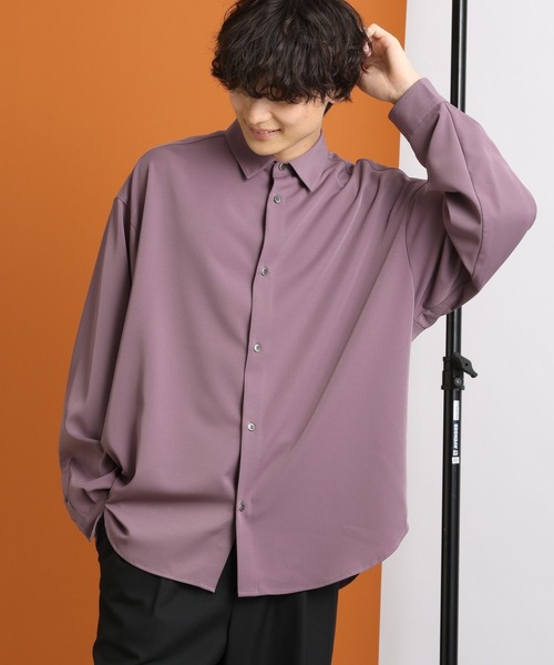 RAGEBLUE(レイジブルー)の「【LUXURY+EASY】CLEAN LOOSE SHIRTS/オーバーサイズ/ラグイージークリーンシャツ(シャツ/ブラウス・メンズ・ホワイト/ブラック/パープル/グレー系その他/グリーン系その他・SMALL/MEDIUM/LARGE)」の8枚目の写真