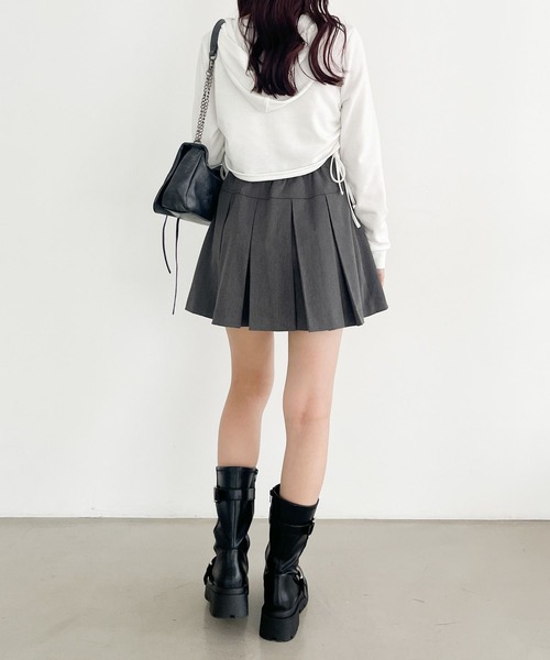 ワイドプリーツミニスカート2 987764（スカート）｜Heather（ヘザー）