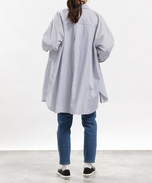 GLOBAL WORK Smile Seed Store（グローバルワーク スマイルシードストア）の「デニムスリムストレートパンツ/977004（デニムパンツ・レディース・ブラック/ブルー系その他3/ブルー系その他5/アイボリー・SMALL/X-LARGE/LARGE/MEDIUM）」の9枚目の写真