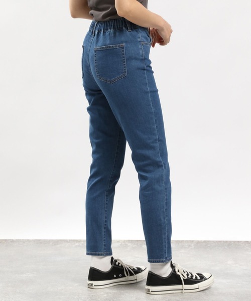 GLOBAL WORK Smile Seed Store（グローバルワーク スマイルシードストア）の「デニムスリムストレートパンツ/977004（デニムパンツ・レディース・ブラック/ブルー系その他3/ブルー系その他5/アイボリー・SMALL/X-LARGE/LARGE/MEDIUM）」の13枚目の写真
