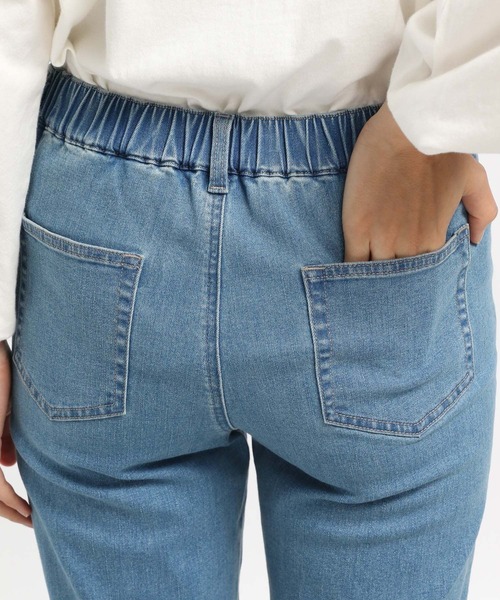GLOBAL WORK Smile Seed Store（グローバルワーク スマイルシードストア）の「デニムスリムストレートパンツ/977004（デニムパンツ・レディース・ブラック/ブルー系その他3/ブルー系その他5/アイボリー・SMALL/X-LARGE/LARGE/MEDIUM）」の17枚目の写真