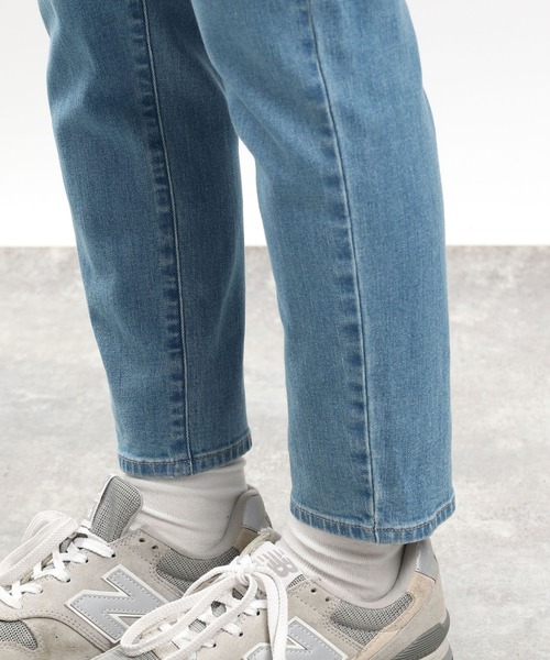 GLOBAL WORK Smile Seed Store（グローバルワーク スマイルシードストア）の「デニムスリムストレートパンツ/977004（デニムパンツ・レディース・ブラック/ブルー系その他3/ブルー系その他5/アイボリー・SMALL/X-LARGE/LARGE/MEDIUM）」の20枚目の写真