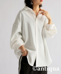 antiqua（アンティカ）の「タックシャツ（シャツ/ブラウス）」
