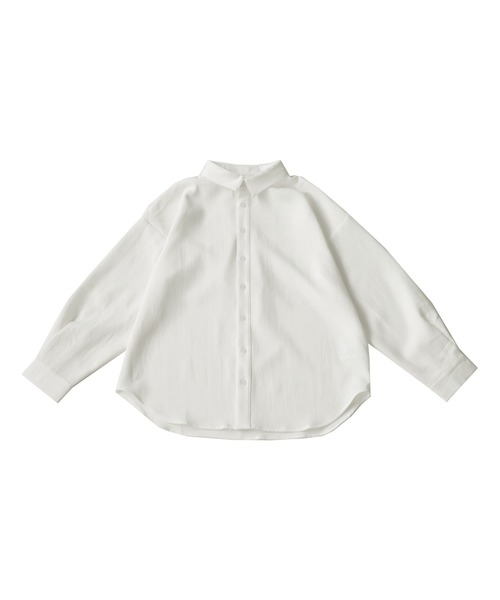 antiqua（アンティカ）の「タックシャツ（シャツ/ブラウス・レディース・カーキ/ブラック/ホワイト・R/P）」の12枚目の写真