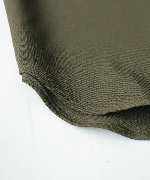 antiqua（アンティカ）の「タックシャツ（シャツ/ブラウス・レディース・カーキ/ブラック/ホワイト・R/P）」の17枚目の写真