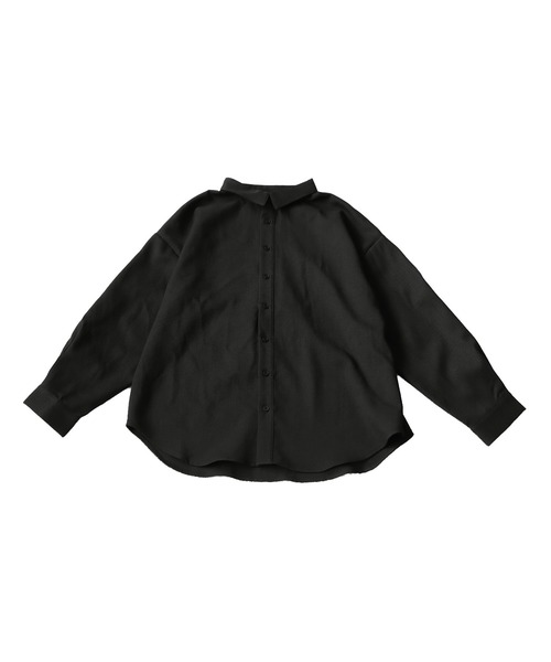 antiqua（アンティカ）の「タックシャツ（シャツ/ブラウス・レディース・カーキ/ブラック/ホワイト・R/P）」の13枚目の写真