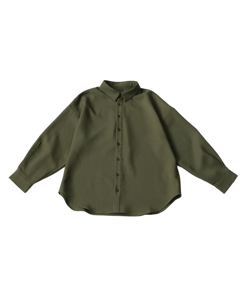 antiqua（アンティカ）の「タックシャツ（シャツ/ブラウス・レディース・カーキ/ブラック/ホワイト・R/P）」の14枚目の写真