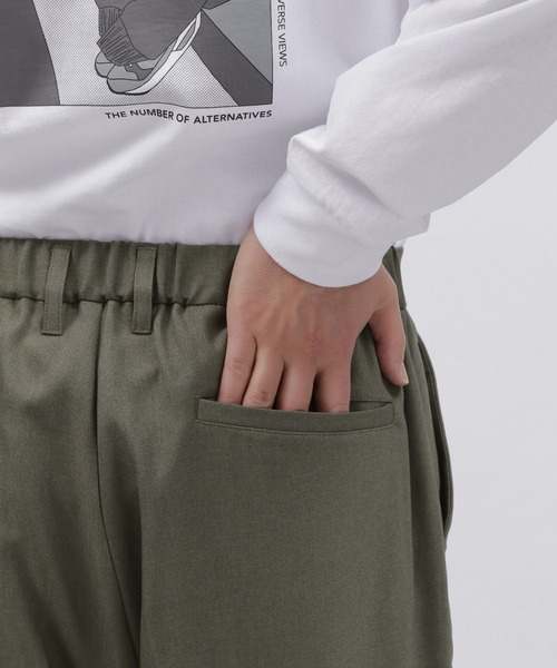 LAKOLE（ラコレ）の「PEツイルタックスリムパンツ / 992199（その他パンツ・メンズ・チャコール/ライトグリーン/ブラック・SMALL/LARGE/MEDIUM）」の11枚目の写真