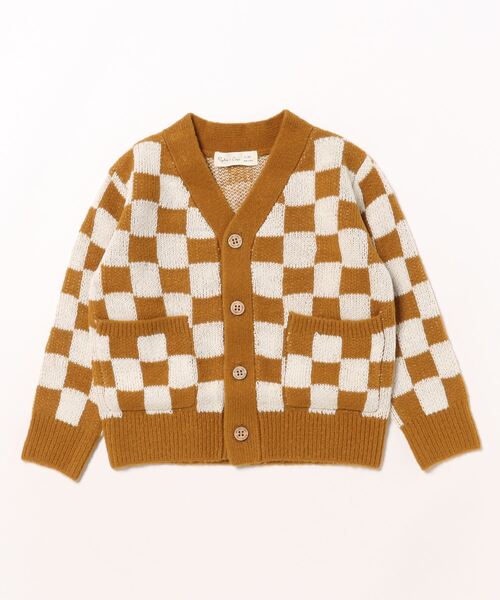 【セール】【Bs】【it】【Rylee＋Cru】BUTTON CARDIGAN || CHECKERBOARD（その他ベビー用品）｜Rylee + Cru（ライリーアンドクルー）