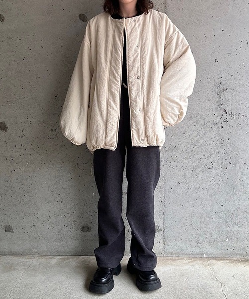 cuorequal(クオレコール)の「裏起毛あったかコーデュロイパンツ(その他パンツ・レディース・アイボリー/ブラック/ダークグレー・SMALL)」の20枚目の写真