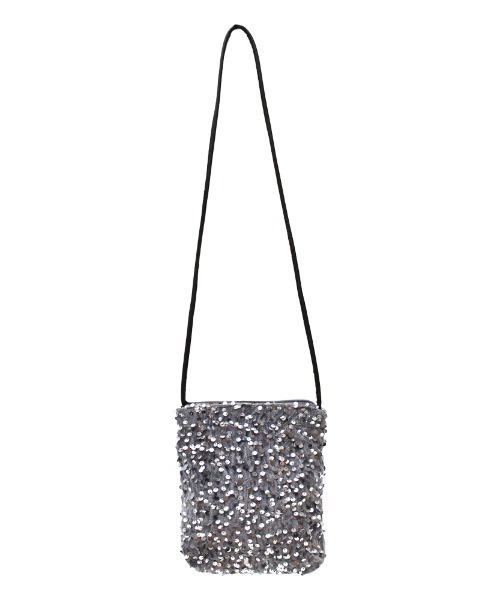 Per sist ence(パーシエンス)の「キラキラスパンコールフラットショルダー(ショルダーバッグ・レディース・ブラウン/グレー/シルバー/ブラック/その他・FREE)」の3枚目の写真