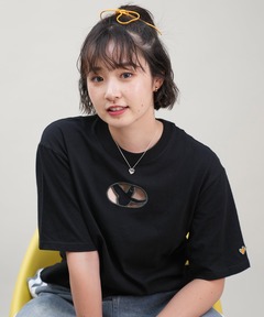 toga 白カットソー　Cotton jersey top TOGA/トーガ】Cotton jersey zip T-shirt/コットンジャージー