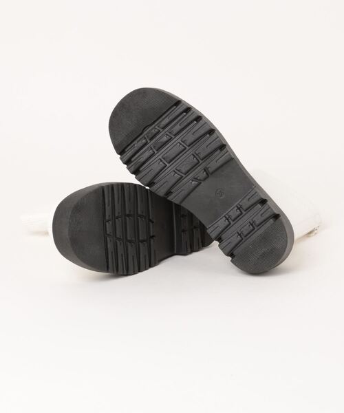 HALEY PESCA（ヘーリーペスカ）の「HALEY PESCA/ボリューム厚底 バックジップショートブーツ（ブーツ・レディース・ホワイト/ブラック・36/38/40）」の17枚目の写真