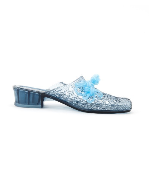 HEY!MrsROSE(ヘイミセスローズ)の「HEY! Mrs ROSE(ヘイ!ミセスローズ)チャイナボタンミュール(サンダル・レディース・ピンク/パープル/ブルー/クリア・37/39)」の13枚目の写真