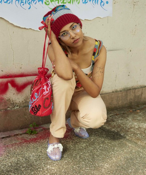 HEY!MrsROSE(ヘイミセスローズ)の「HEY! Mrs ROSE(ヘイ!ミセスローズ)チャイナボタンミュール(サンダル・レディース・ピンク/パープル/ブルー/クリア・37/39)」の18枚目の写真