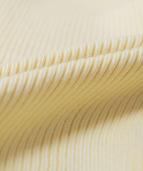 Julia Boutique（ジュリアブティック）の「パールチェーン付きボレロ風ニットトップス/24000（ニット/セーター・レディース・ホワイト/ブラック/ミント/イエロー・ONE）」の12枚目の写真