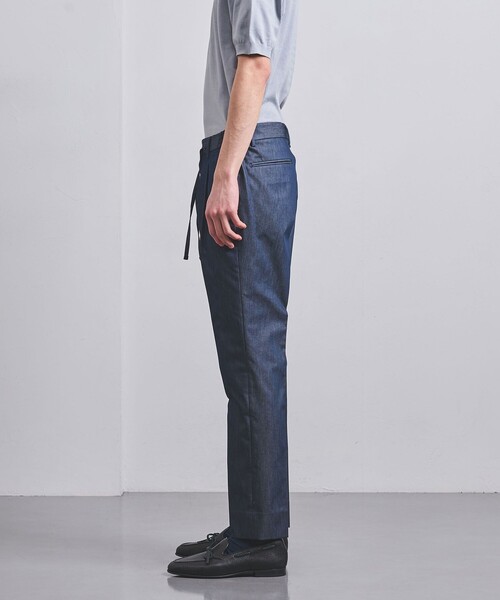 UNITED ARROWS(ユナイテッドアローズ)の「クールモーション スリムテーパード サイドシャーリング 1プリーツパンツ(その他パンツ・メンズ・ネイビー・44/46/48/50/52/54)」の6枚目の写真