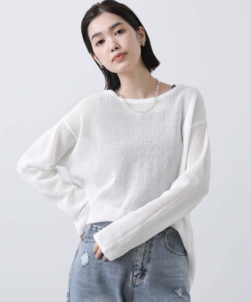 Gready Brilliant（グレディブリリアン）の「Cメッシュ裾ラウンドプル