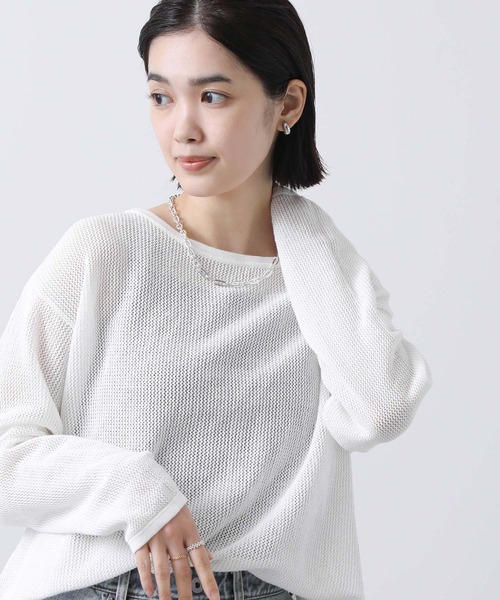 Gready Brilliant（グレディブリリアン）の「Cメッシュ裾ラウンドプル