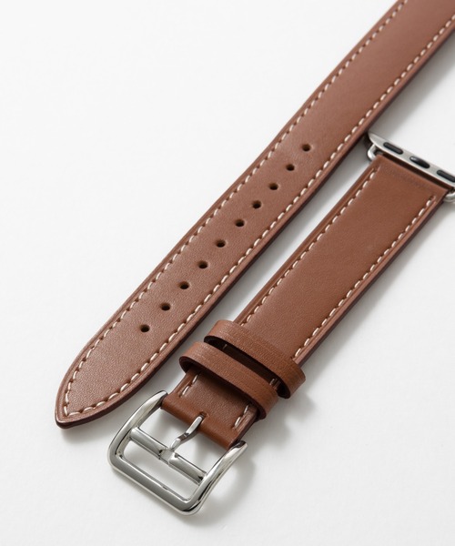 emonique(エモニーク)の「本革レザー ダブルベルト 2重巻き Apple Watch バンド スマートウォッチバンド【38/40/41/42/44/45/49mm対応】(デジタル腕時計・メンズ・グレー/オレンジ/ブルー系その他/ロイヤルブルー/ベージュ系その他2/ベージュ系その他/レッド/ブラウン/ホワイト/ブラウン系その他/イエロー系その他/ブラック/ベージュ系その他3・42/38)」の18枚目の写真