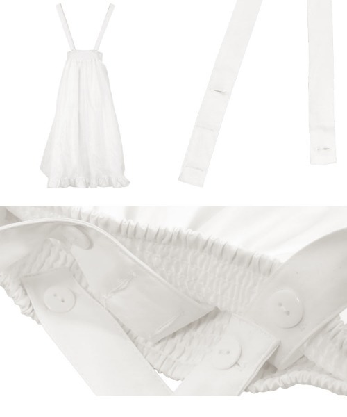 KOBE LETTUCE（コウベレタス）の「[ ほしのこさんコラボ ] マルチwayバルーンワンピース（ワンピース・レディース・ベージュ/ブラック/グリーン/オフホワイト・M）」の19枚目の写真