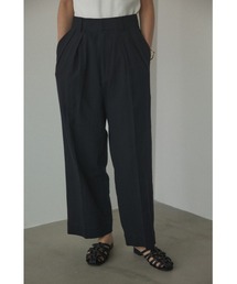 BLACK BY MOUSSY | cotton linen tuck pants(コットンリネンタックパンツ)(スラックス)