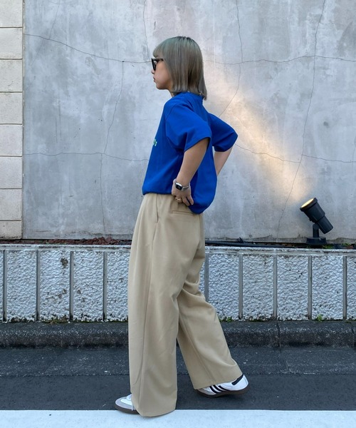 CIAOPANIC TYPY（チャオパニックティピー）の「【UNISEX】レトロプリント半袖Tee（Tシャツ/カットソー・メンズ・ライトグレー/ネイビー/イエロー・MEDIUM/LARGE）」の11枚目の写真