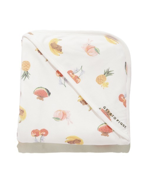 ジェラートピケ　フルーツアニマル gelato pique（ジェラートピケ）の「【BABY】フルーツアニマル柄