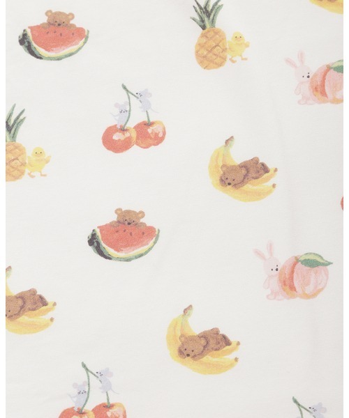 gelato pique（ジェラートピケ）の「【BABY】フルーツアニマル柄