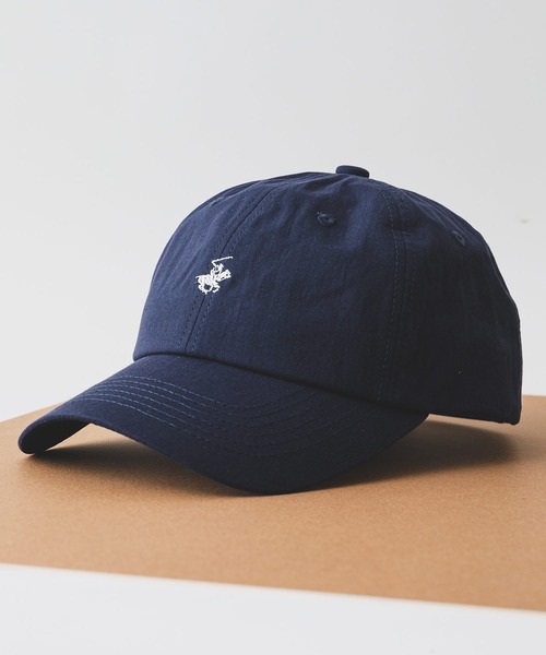 BEVERLY HILLS POLO CLUB（ビバリーヒルズポロクラブ）の「【Beverly Hills Polo Club/ビバリーヒルズポロクラブ】ポニー刺繍ロゴ ローキャップ（キャップ・メンズ・ネイビー/ホワイト/ブラック/ベージュ・FREE）」の18枚目の写真