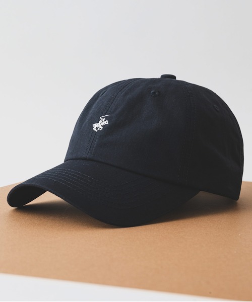 BEVERLY HILLS POLO CLUB（ビバリーヒルズポロクラブ）の「【Beverly Hills Polo Club/ビバリーヒルズポロクラブ】ポニー刺繍ロゴ ローキャップ（キャップ・メンズ・ネイビー/ホワイト/ブラック/ベージュ・FREE）」の16枚目の写真