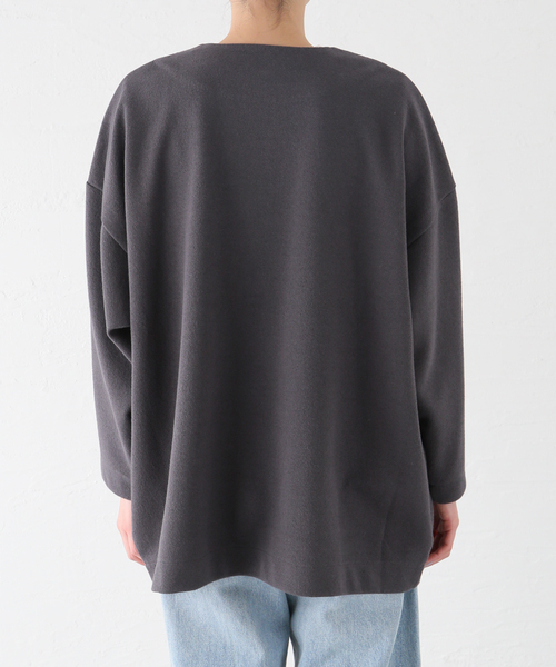 「JOURNAL STANDARD LUXE」 ニットカーディガン - ブラック レディース journal standard luxe｜ハイツイストテンジククルーネック