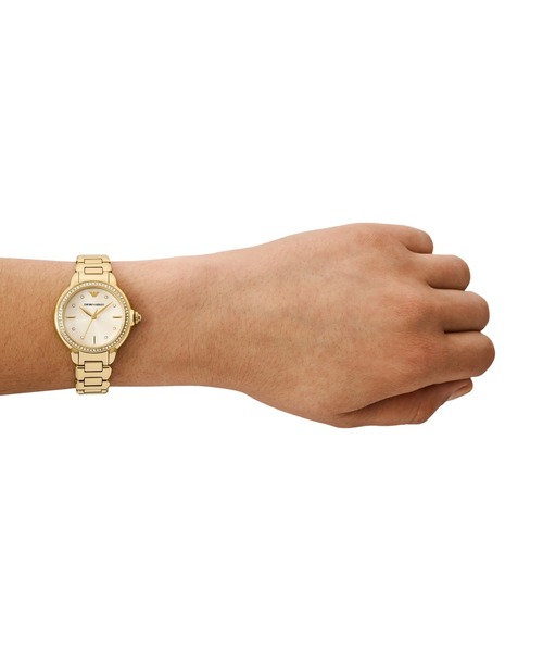 EMPORIO ARMANI（エンポリオアルマーニ）の「エンポリオ・アルマーニ 腕時計 レディース アナログ ステンレス AR11609（アナログ腕時計・レディース・GOLD ・FREE）」の6枚目の写真