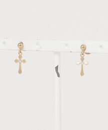 SAINTS（セインツ）の「『SAINTS』 ミニクロスピアス（ピアス（両耳用））」