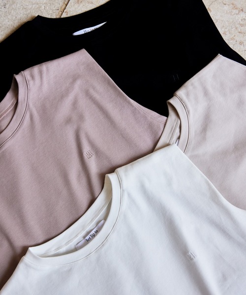 Everyday French Sleeve Tee（Tシャツ/カットソー）｜Her lip to