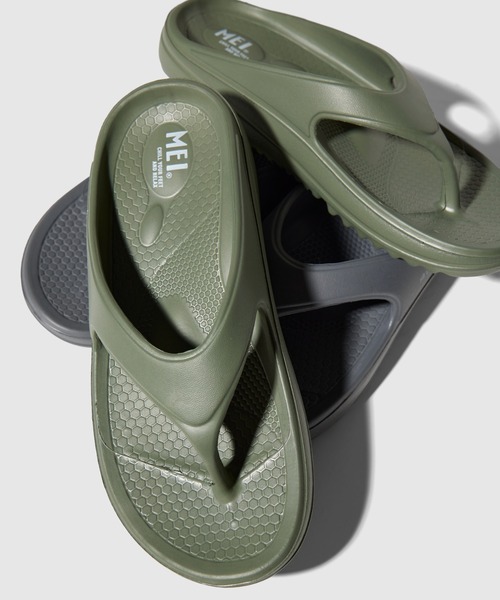 MEI（メイ）の「【 MEI / メイ 】 レディース トングサンダル TONG SANDAL（サンダル・レディース・ブラック/グレー/オフホワイト/オリーブドラブ・S/M/L）」の4枚目の写真