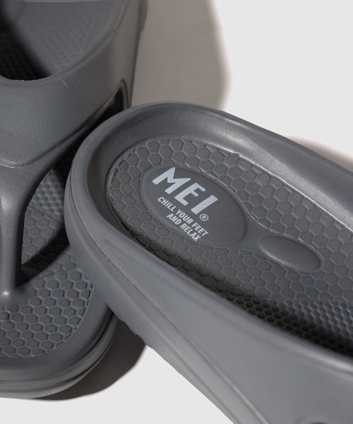 MEI（メイ）の「【 MEI / メイ 】 レディース トングサンダル TONG SANDAL（サンダル・レディース・ブラック/グレー/オフホワイト/オリーブドラブ・S/M/L）」の9枚目の写真
