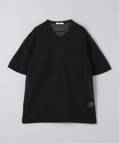 SLOANE 半袖ニット　ブラック　短丈 ミモレ別注】スローン 半袖黒ニット【数量限定】 | mi-mollet STORE