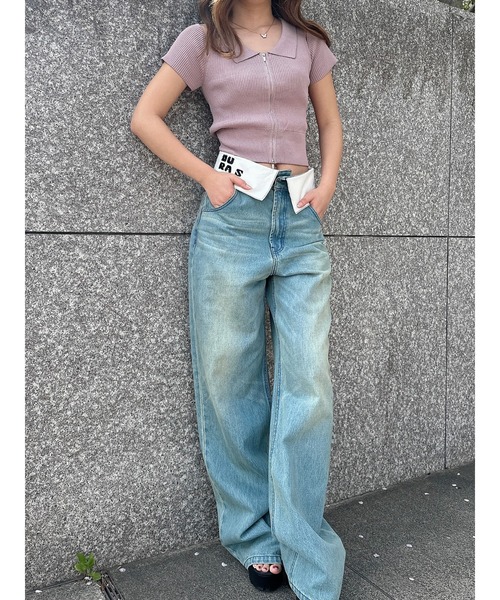 DURAS（デュラス）の「Shoulder opening top（Tシャツ/カットソー・レディース・ブラック/ホワイト/ピンク・FREE）」の22枚目の写真