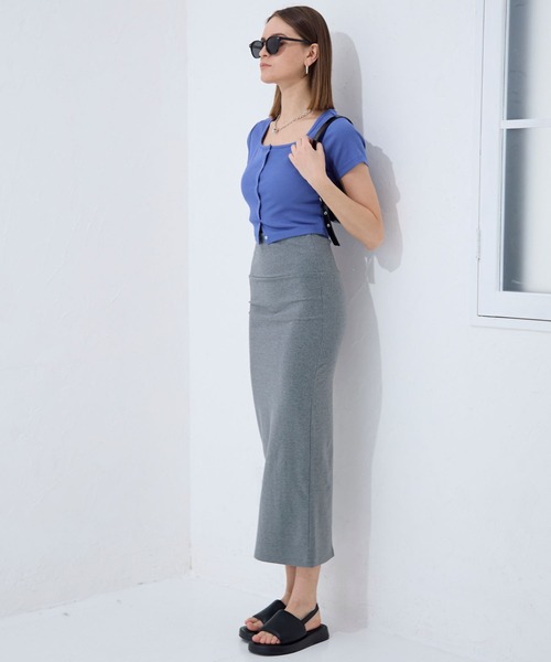 FOREVER 21(フォーエバー トゥエンティーワン)の「【2024SS】フロントボタンチビカーディガン(カーディガン/ボレロ・レディース・ブルー/オフホワイト/ブラック・MEDIUM/SMALL)」の9枚目の写真