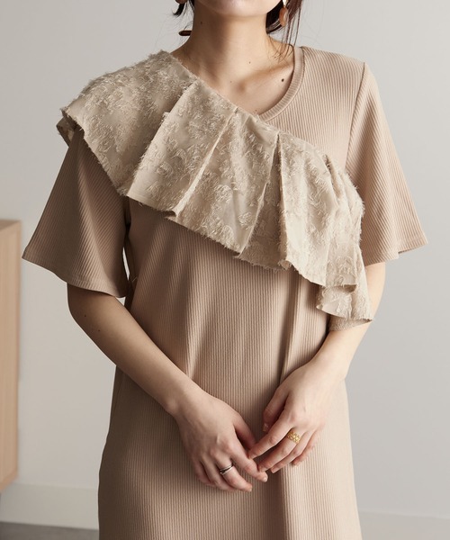 RANAN(ラナン)の「ビスチェ付ワンピセットアップ(ワンピース・レディース・ブラック/グレー/ベージュ・S/M/L)」の6枚目の写真