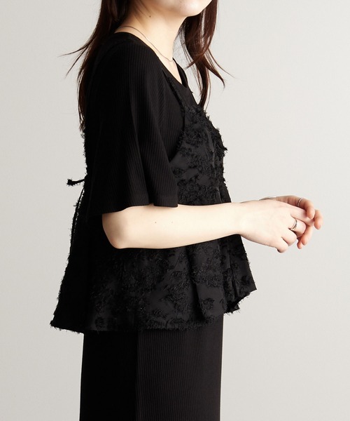 RANAN(ラナン)の「ビスチェ付ワンピセットアップ(ワンピース・レディース・ブラック/グレー/ベージュ・S/M/L)」の16枚目の写真