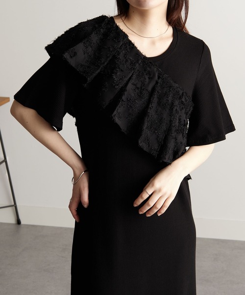 RANAN(ラナン)の「ビスチェ付ワンピセットアップ(ワンピース・レディース・ブラック/グレー/ベージュ・S/M/L)」の18枚目の写真