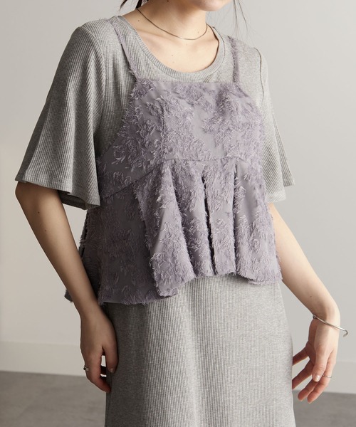 RANAN(ラナン)の「ビスチェ付ワンピセットアップ(ワンピース・レディース・ブラック/グレー/ベージュ・S/M/L)」の21枚目の写真