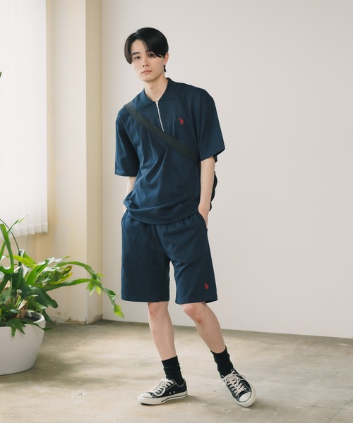 U.S. POLO ASSN.(ユーエスポロアッスン)の「U.S. POLO ASSN./ユーエスポロアッスン スウェットショーツ(スウェットパンツ・メンズ・スミクロ/オフホワイト/グレー/ネイビー/ブラック・LL/M/L)」の17枚目の写真