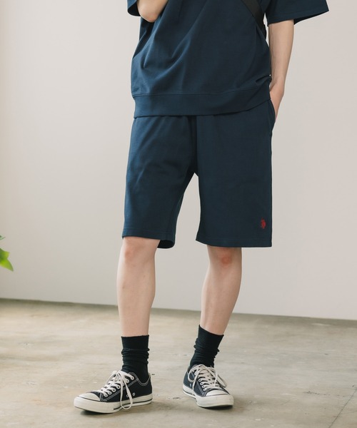 U.S. POLO ASSN.(ユーエスポロアッスン)の「U.S. POLO ASSN./ユーエスポロアッスン スウェットショーツ(スウェットパンツ・メンズ・スミクロ/オフホワイト/グレー/ネイビー/ブラック・LL/M/L)」の12枚目の写真